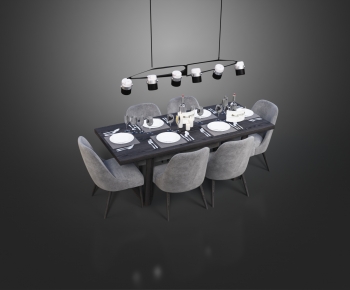 Modern Dining Table And Chairs-ID:861759225