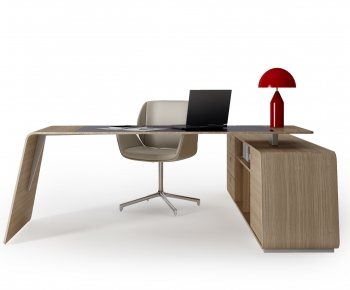 Modern Office Desk And Chair-ID:994164949
