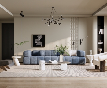 Modern A Living Room-ID:766227011