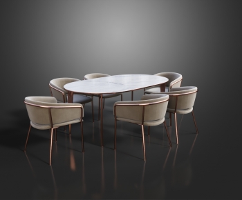 Modern Dining Table And Chairs-ID:664906029