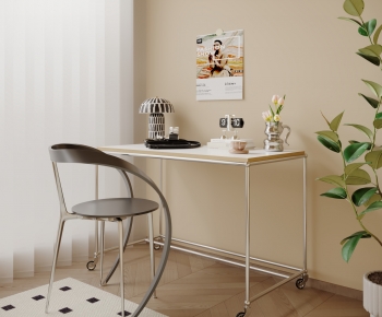 Modern Computer Desk And Chair-ID:956502919