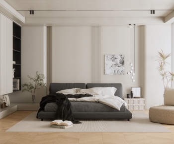 Modern Wabi-sabi Style Bedroom-ID:945041891