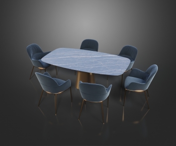 Modern Dining Table And Chairs-ID:724565033