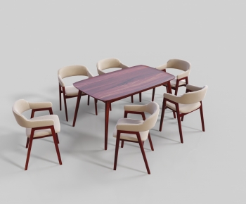 Modern Dining Table And Chairs-ID:786390073
