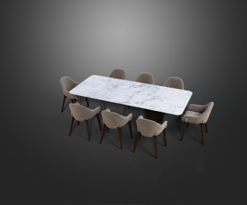 Modern Dining Table And Chairs-ID:694561059