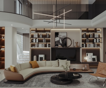 Modern A Living Room-ID:760137083