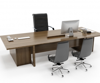 Modern Office Desk And Chair-ID:553030971
