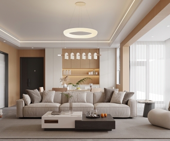 Modern A Living Room-ID:956285951