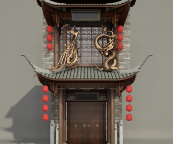 Chinese Style Facade Element-ID:657125009
