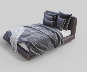 Modern Double Bed-ID:340853932