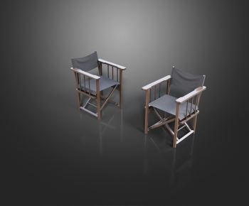 新中式实木折叠椅-ID:432319699