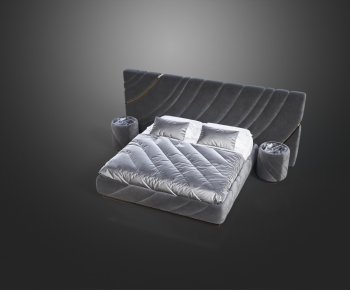 Modern Double Bed-ID:648436071