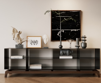 Modern Wabi-sabi Style Decorative Cabinet-ID:377671002