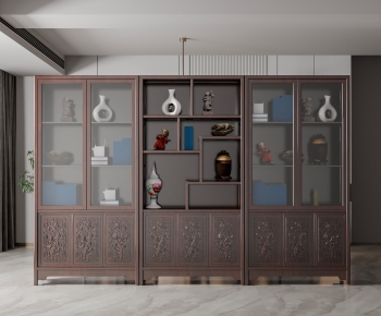 Chinese Style Bookcase-ID:150913009