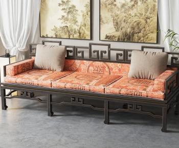 Chinese Style Three-seat Sofa-ID:895143995