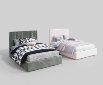 Modern Single Bed-ID:928452979