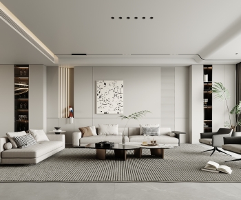 Modern A Living Room-ID:646161086