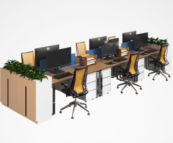 Modern Office Desk And Chair-ID:774368055