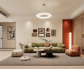 Modern A Living Room-ID:558335078