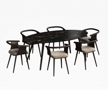 Modern Dining Table And Chairs-ID:743427991