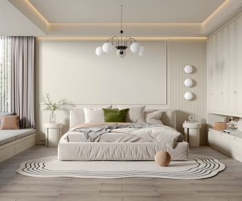 Simple European Style Bedroom-ID:919018033