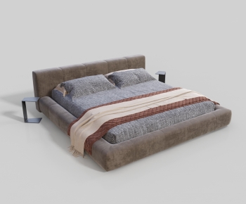 Modern Double Bed-ID:726270795