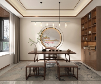 New Chinese Style Tea House-ID:363894945