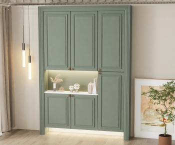 Simple European Style Decorative Cabinet-ID:153881073