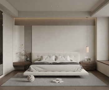 Modern Wabi-sabi Style Bedroom-ID:629138921