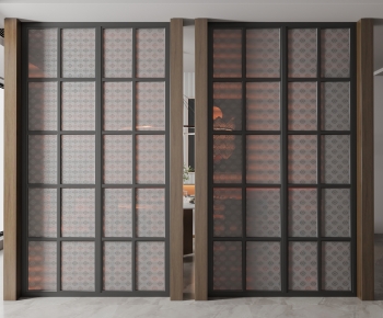 New Chinese Style Glass Screen Partition-ID:137810957
