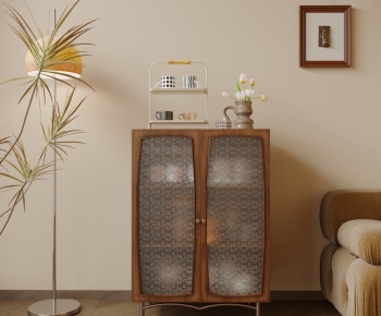Modern Wabi-sabi Style Decorative Cabinet-ID:568088054