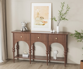 New Chinese Style Entrance Cabinet-ID:215394973