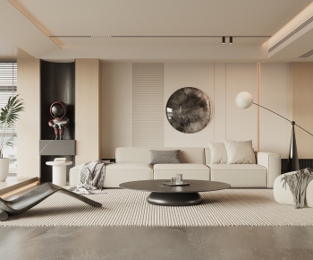 Modern A Living Room-ID:667320019