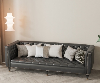 Simple European Style A Sofa For Two-ID:755158909
