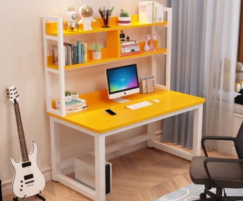 Modern Computer Desk And Chair-ID:757997041