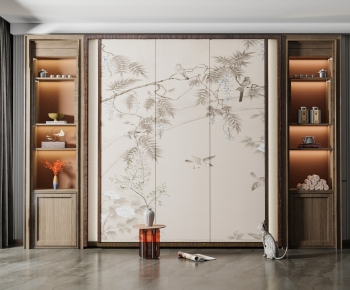 New Chinese Style Decorative Cabinet-ID:767697102