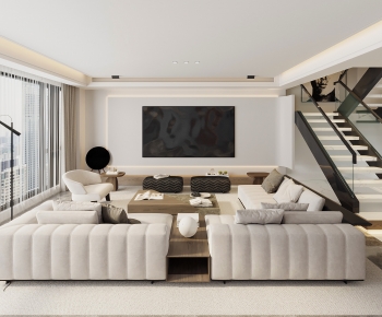 Modern A Living Room-ID:251764066