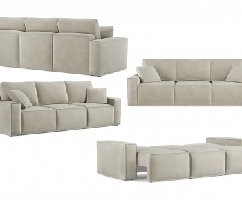 Modern Three-seat Sofa-ID:605885035