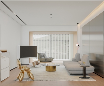 Modern A Living Room-ID:335209413