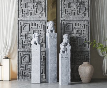 New Chinese Style Sculpture-ID:652473932