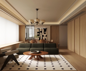Wabi-sabi Style A Living Room-ID:486236102