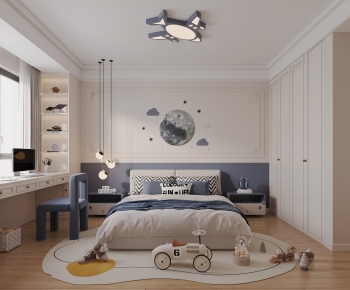 French Style Children's Room-ID:585561997