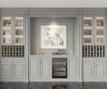 American Style Wine Cabinet-ID:917283068