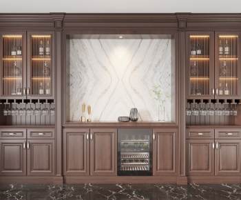 American Style Wine Cabinet-ID:825263989