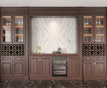 American Style Wine Cabinet-ID:435427908