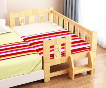 Modern Child's Bed-ID:555367953