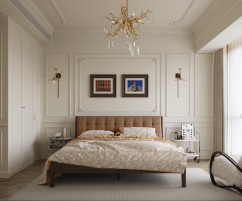 French Style Bedroom-ID:218514922