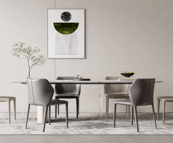 Modern Dining Table And Chairs-ID:328986887