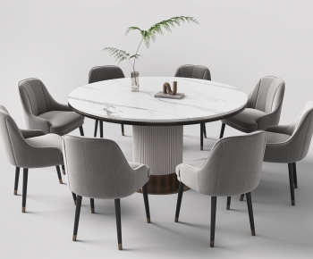 Modern Dining Table And Chairs-ID:408324965