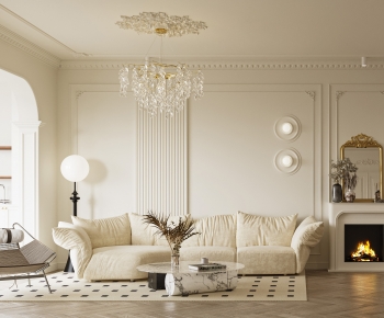 French Style A Living Room-ID:839828978
